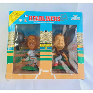 1998 Limited Edition Headliners‎ XL Barry Bonds & Mark McGwire 6" Figures